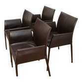 Suite de 4 chaises Léa, Zanotta