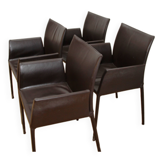 Set of 4 Léa chairs, Zanotta