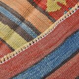 4x7 Handmade Wool Turkish Vintage Kilim Rug, 136x201Cm SK 32979