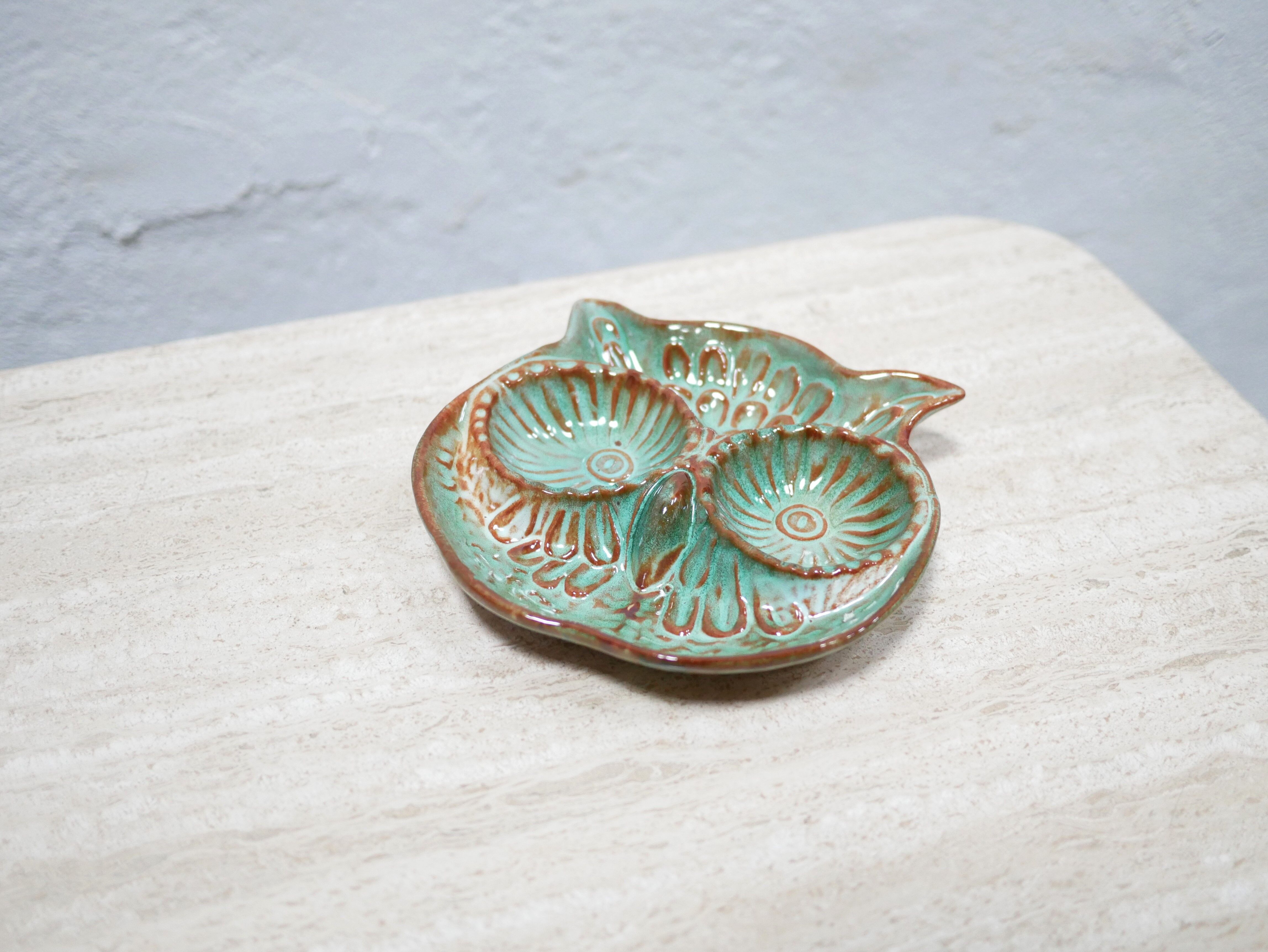 Empty vintage ceramic pocket, Vallauris