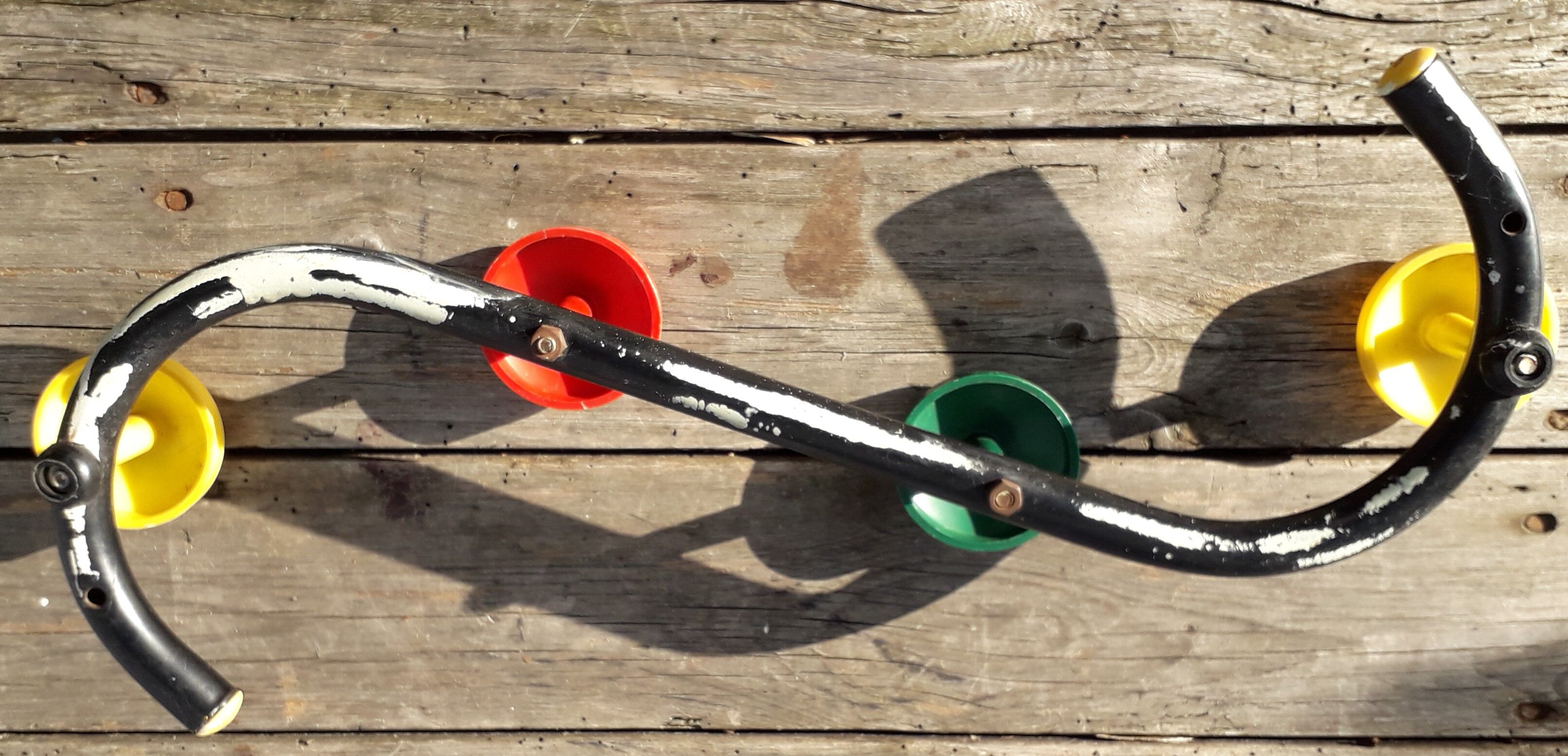 Coat holder multicolored 60's.