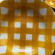 Hollow plates Sarreguemines yellow tiles