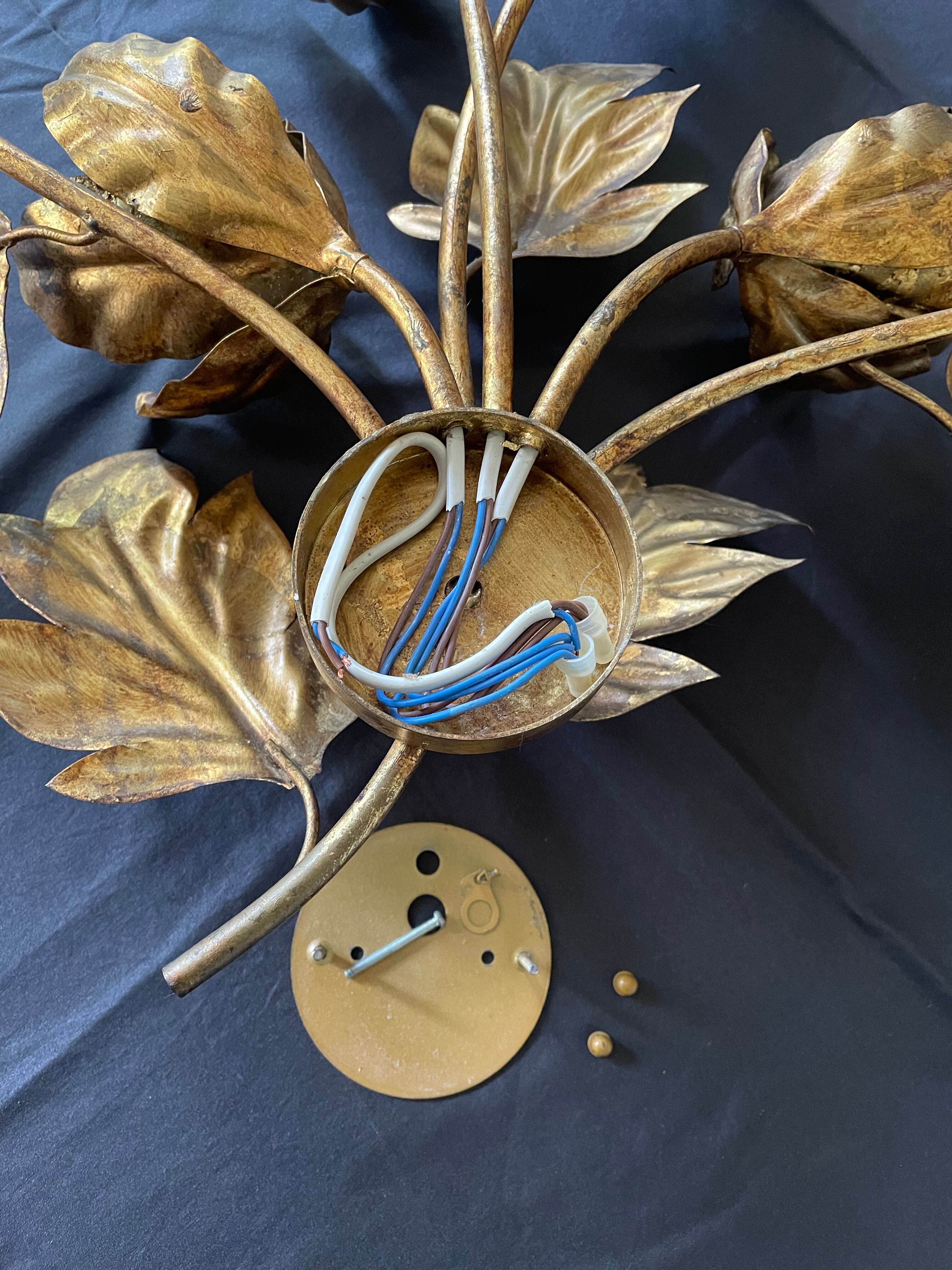 Metal wall lamp by Hans Kögl 1970