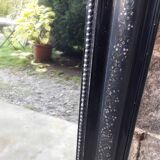 Black Louis Philippe mirror 130 cm × 93 cm