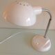 Lampe de bureau en métal blanc vintage années 70/80