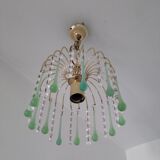 Chandelier pampilles 60s