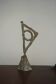 Miniature Abstract Bronze Sculpture DVW. 1988