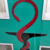 Light sign pharmacy caducée