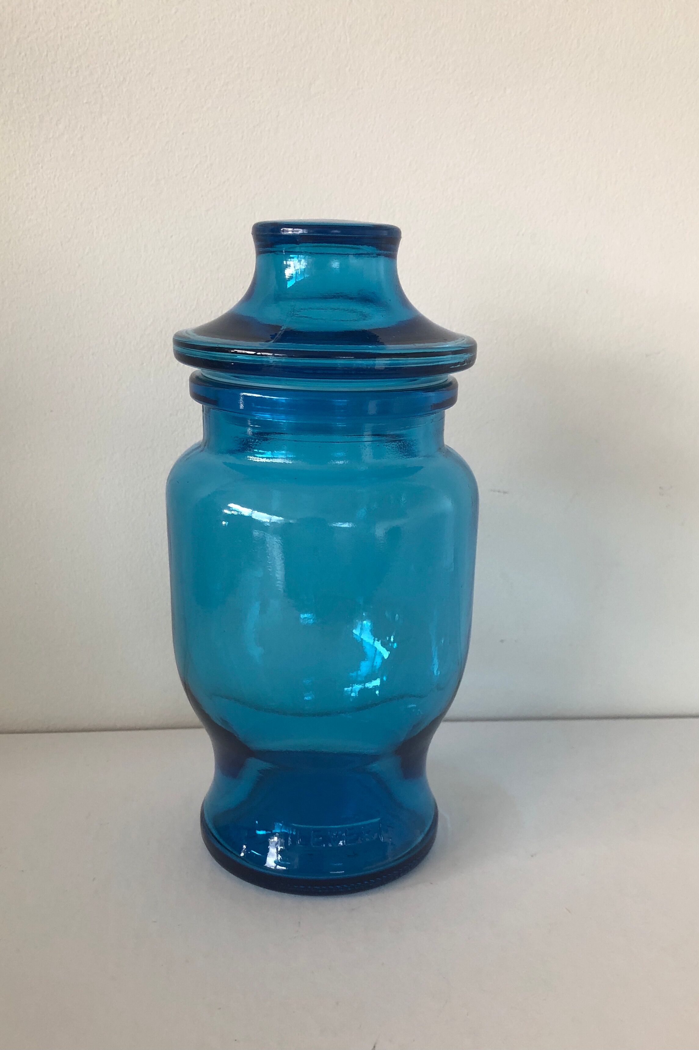 Vintage Lever Blue Bottle