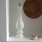 Vintage turned wood lamp base