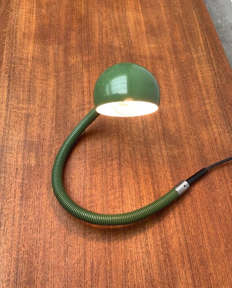 Vintage Italian Space Age Hebi table lamp by Isao Hosoe for Valenti Luce