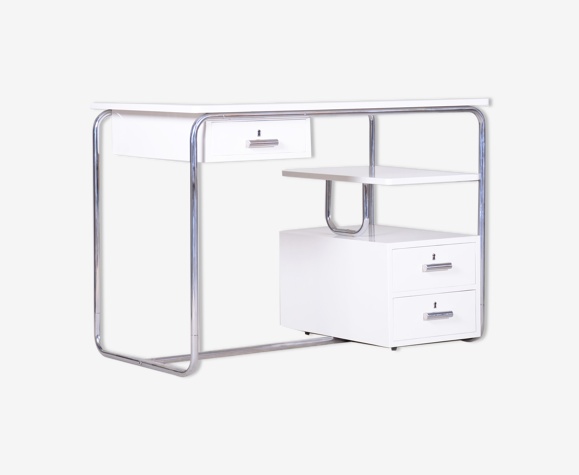 Bureau Blanc Bauhaus fabriqué dans les années 1930