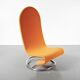 Fauteuil à bascule « 1-2-3 » des années 1970 par Verner Panton pour Fritz Hansen, Danemark
