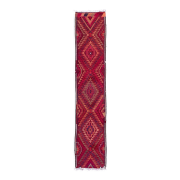 Old turkish kilim runner 480x95 cm