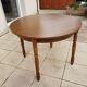 Table ronde extensible année 70