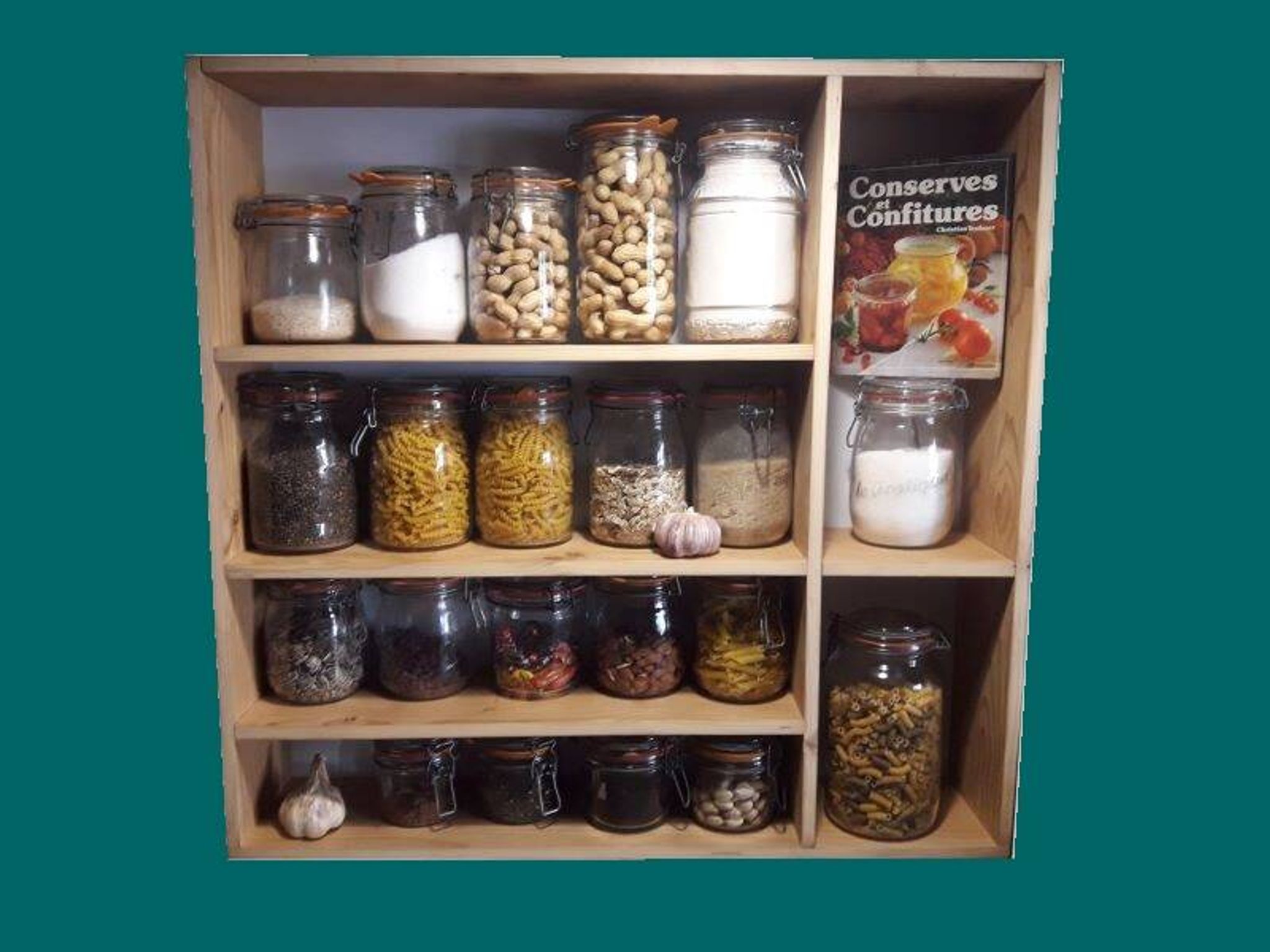 Spice shelves L1.6mxH79cm