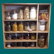Spice shelves L1.6mxH79cm