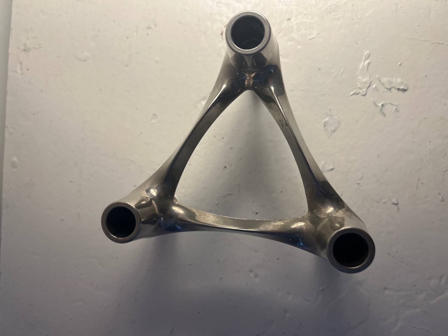 Stoffi Nagel candlestick 1970 vintage silvered