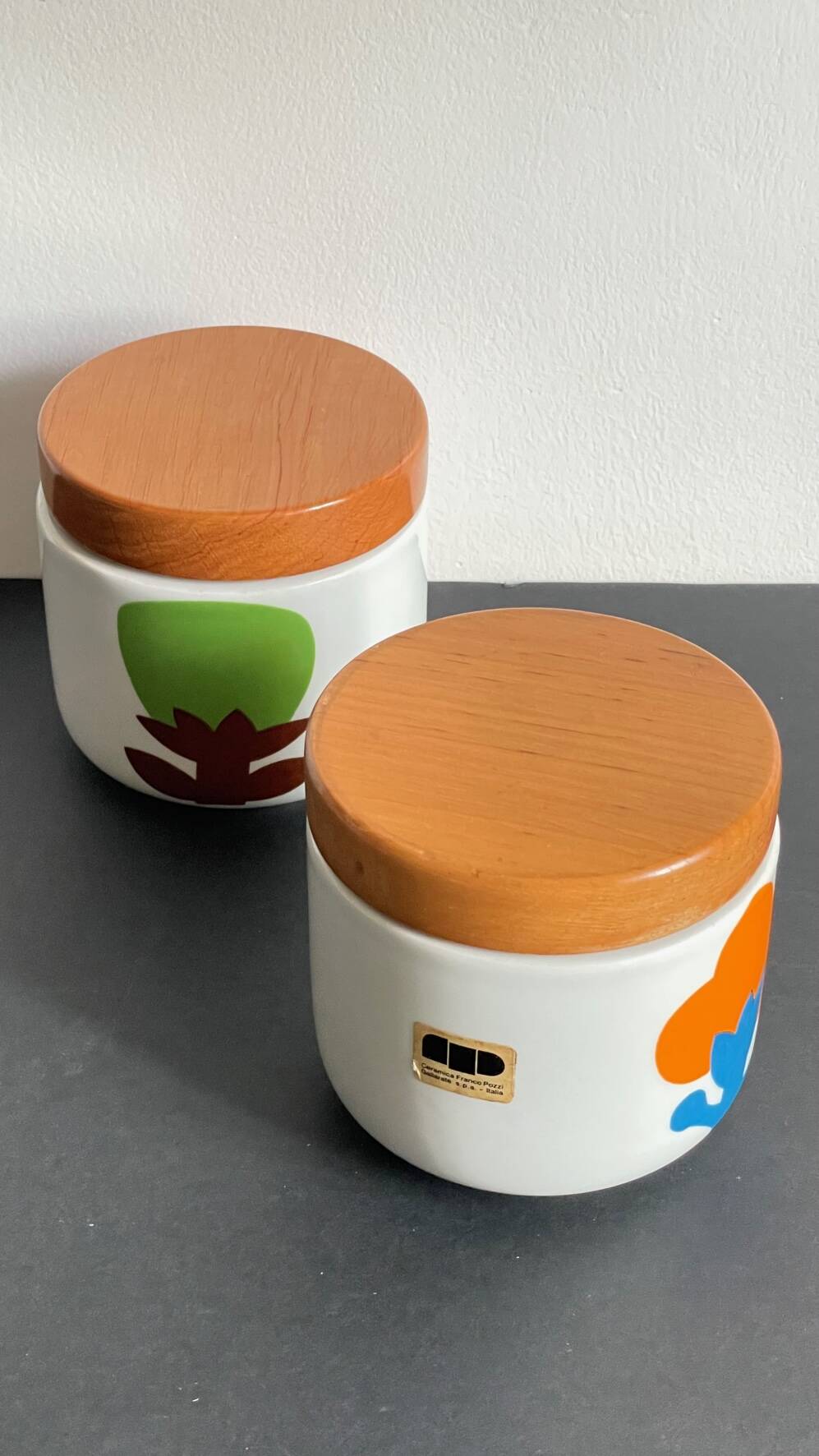 Jars franco pozzi - made in italy vintage