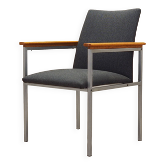 Grey armchair, Danish design, 1960s, designer: Sigvard Bernadotte, manufacturer: France & Son