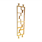 Bent plywood wall, bookcase, flowerbed, Volak by Holesov, 1960s Czechoslovakia