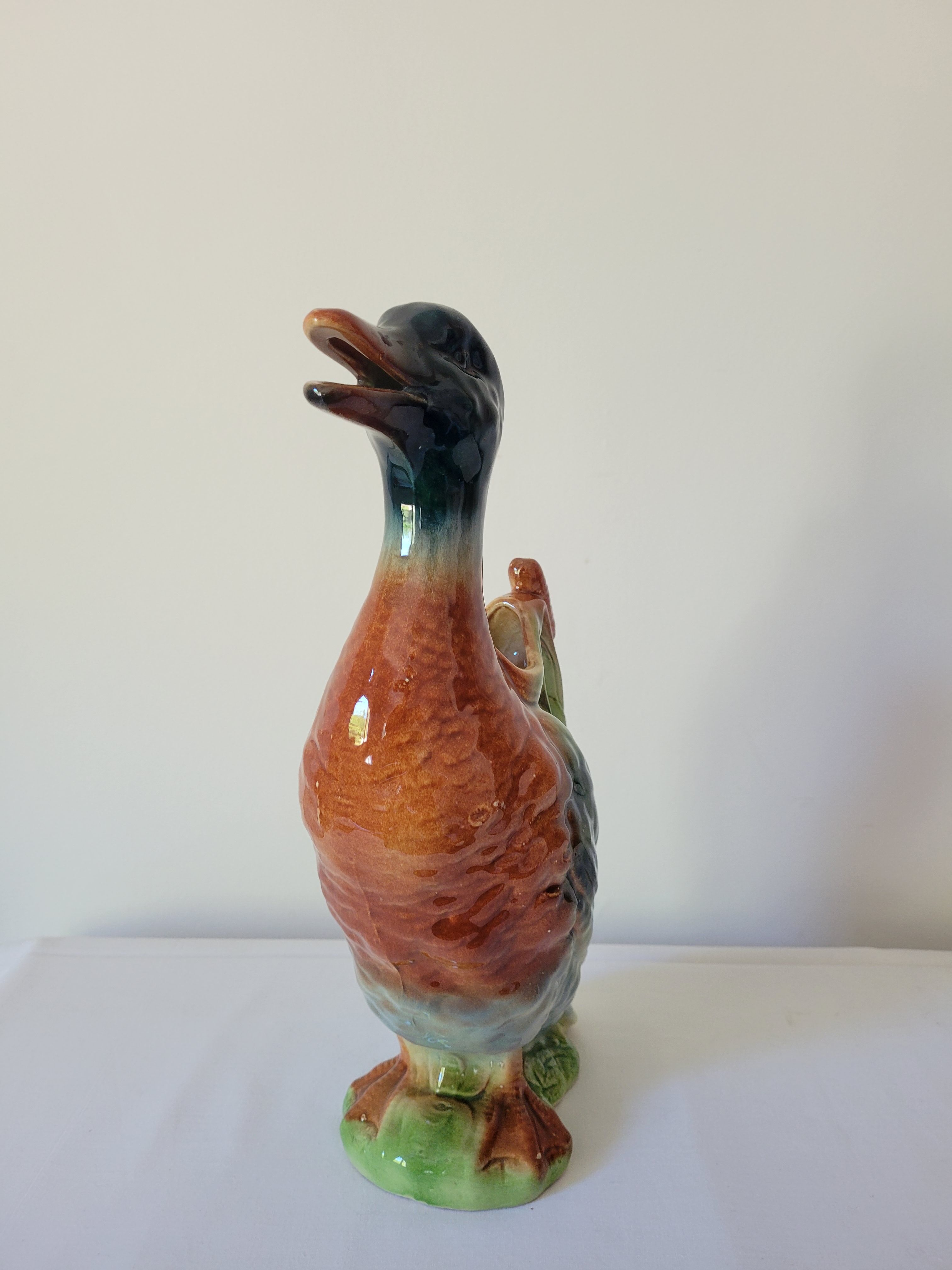 Zoomorphic pitcher duck Saint Clément