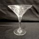 Set of Twelve Crystal Martini Glasses by Christinenhutte, Germany