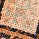 Navy Blue Super Soft Modern Vintage Runner Rug, 83x371Cm