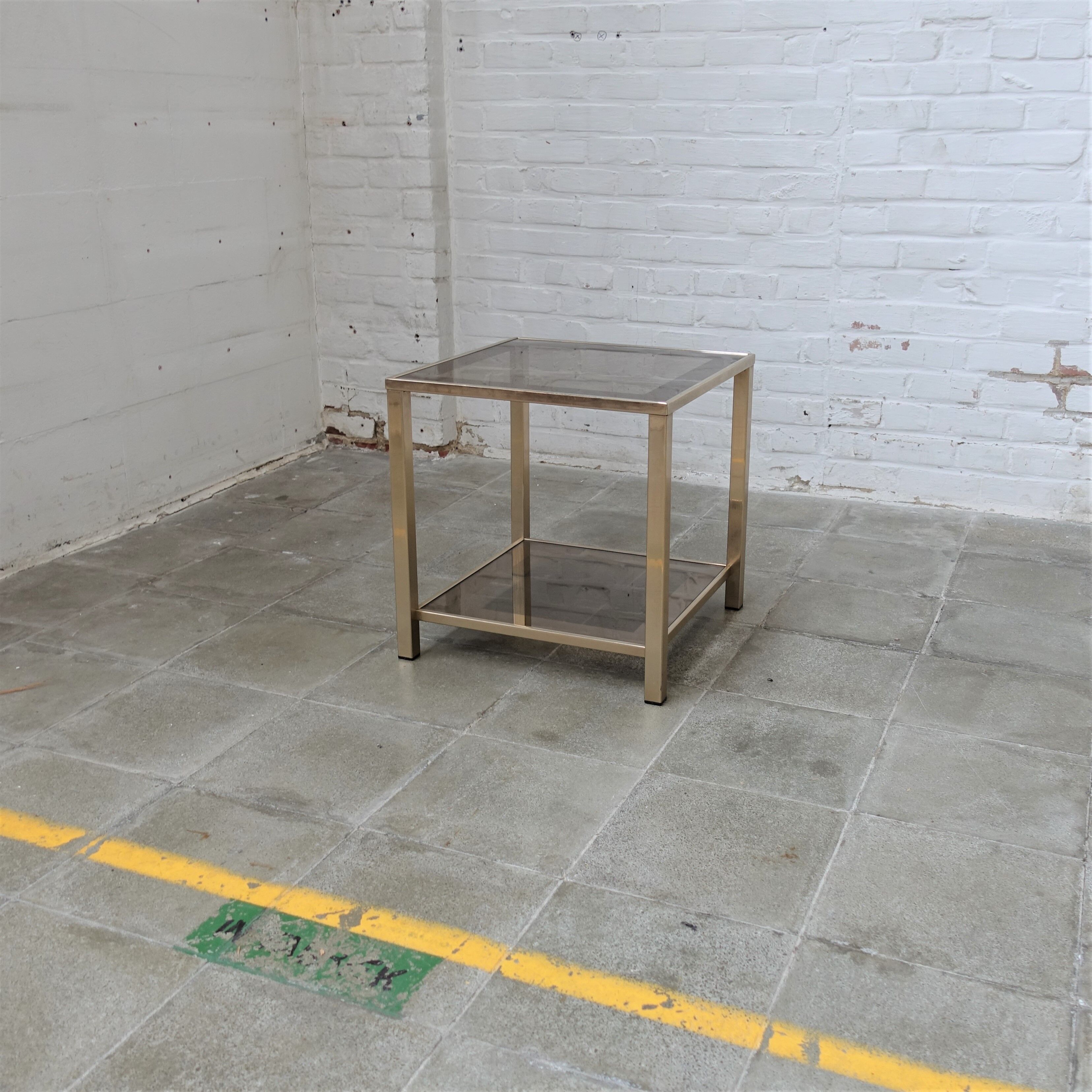 Belgo Chrom 23K gilded coffee table