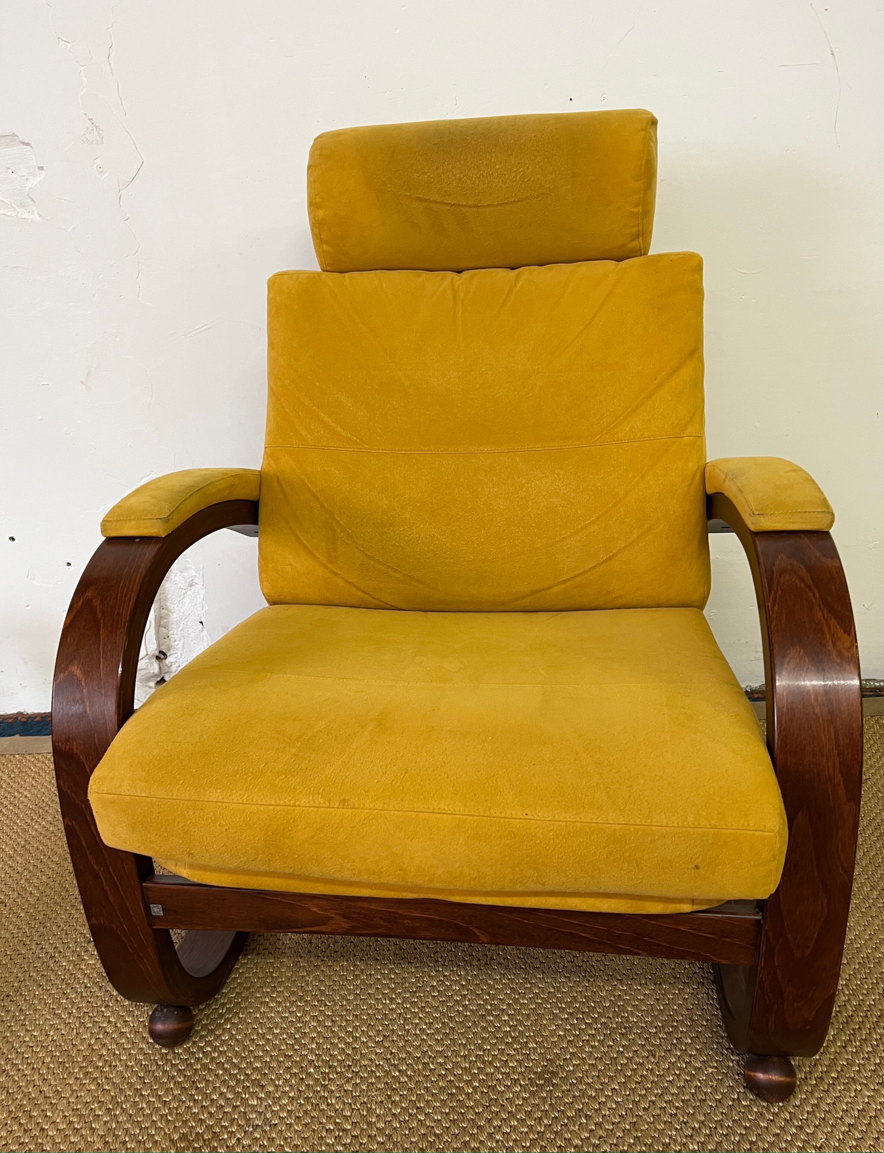 Nelo sweden vintage scandinavian leather armchair