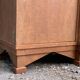 Art deco glass china cabinet in burr walnut 1930