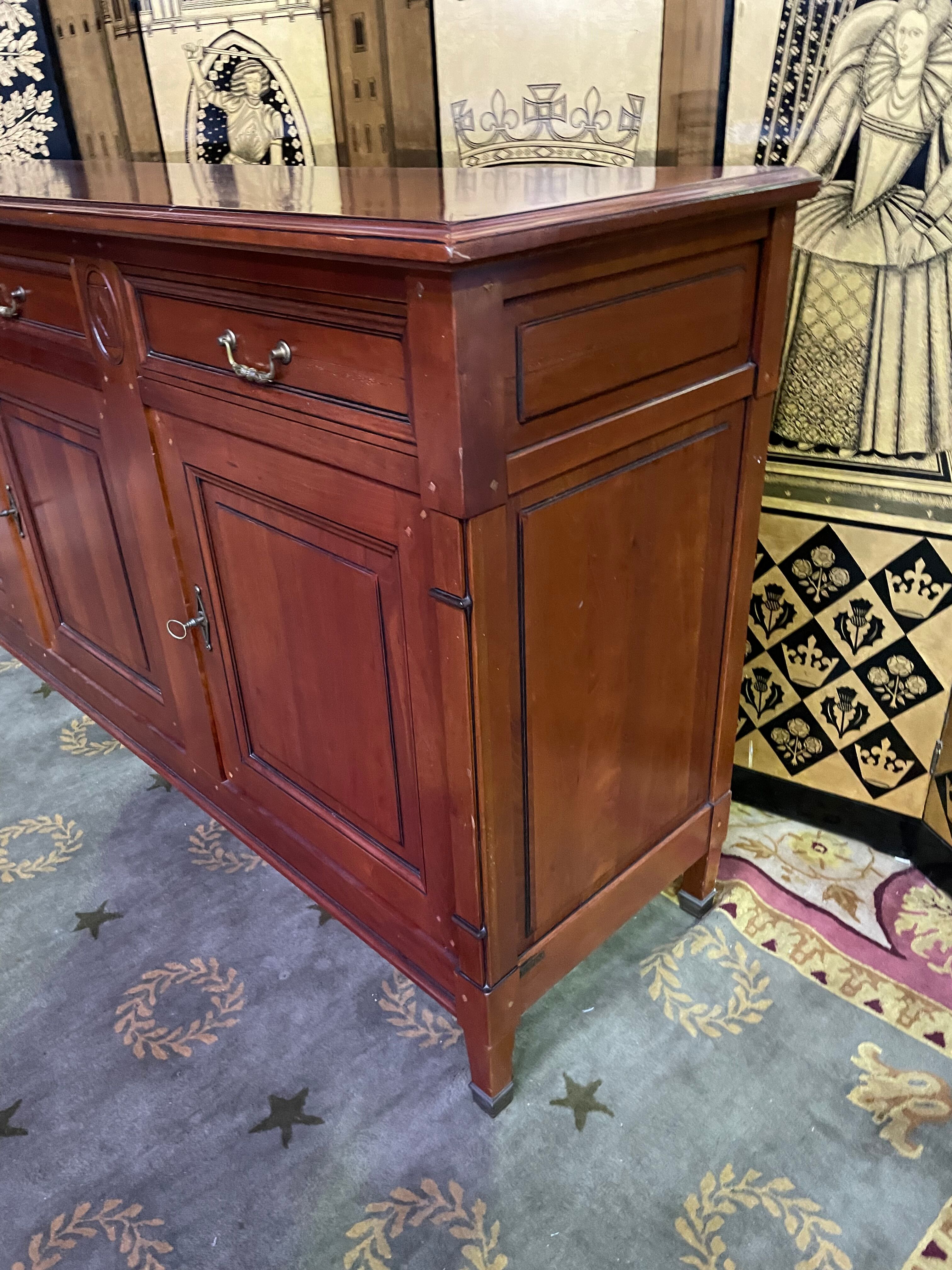 Louis xvi style enfilade signed grange