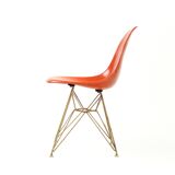 Orange Eiffel Base Chair By Charles And Ray Eames For Herman Miller, 1960s