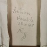 Pair of abstract paintings 60'