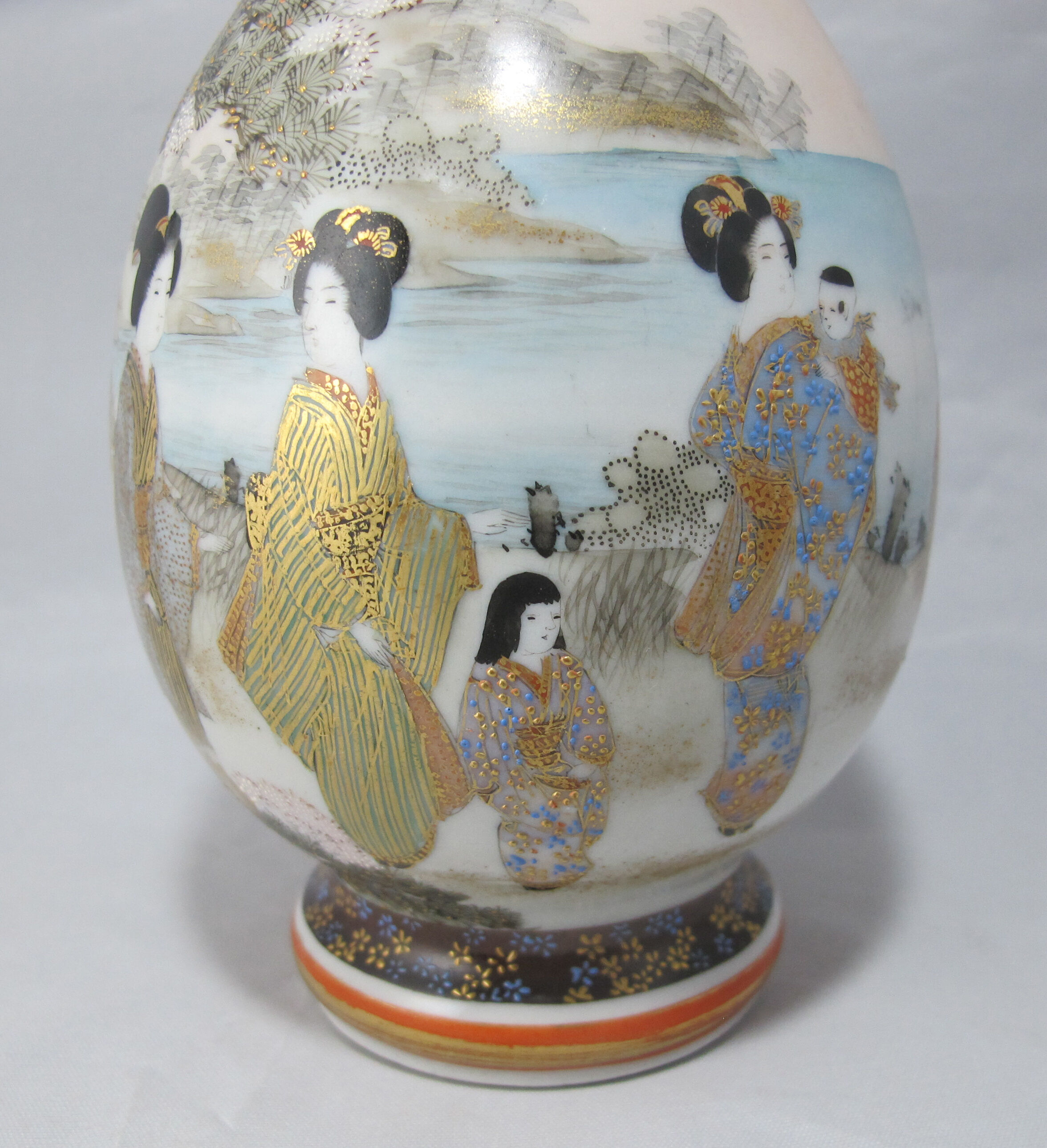 Ancien vase japonais Japon 19è siècle Selency