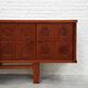 Brutalist oak sideboard, Belgium, 1970s