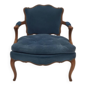 Louis XV style bergère cabriolet armchair