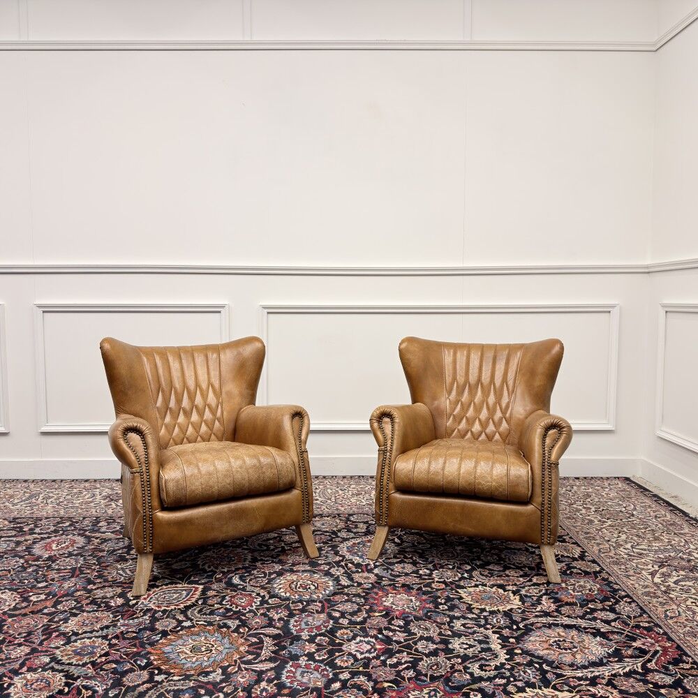 Set Aviator Armchair Sheep Leather
