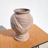 Ceramic face cachepot vase