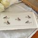 Plat à cake Ceranord St Amand, motifs oiseaux