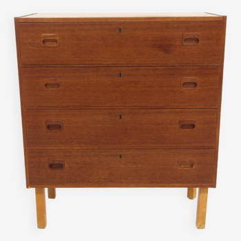 Commode scandinave en teck, Suède, 1960