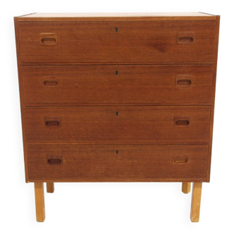 Scandinavian teak chest of drawers, Sweden, 1960