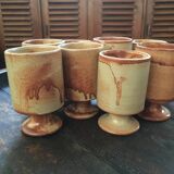 Mazagrans Tasses en grès