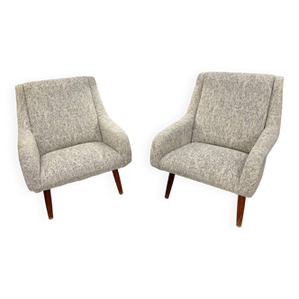 Pair of Bengt Ruda Armchairs, 1950's