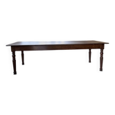 Table chêne massif 1900 style drapière XL 250cm