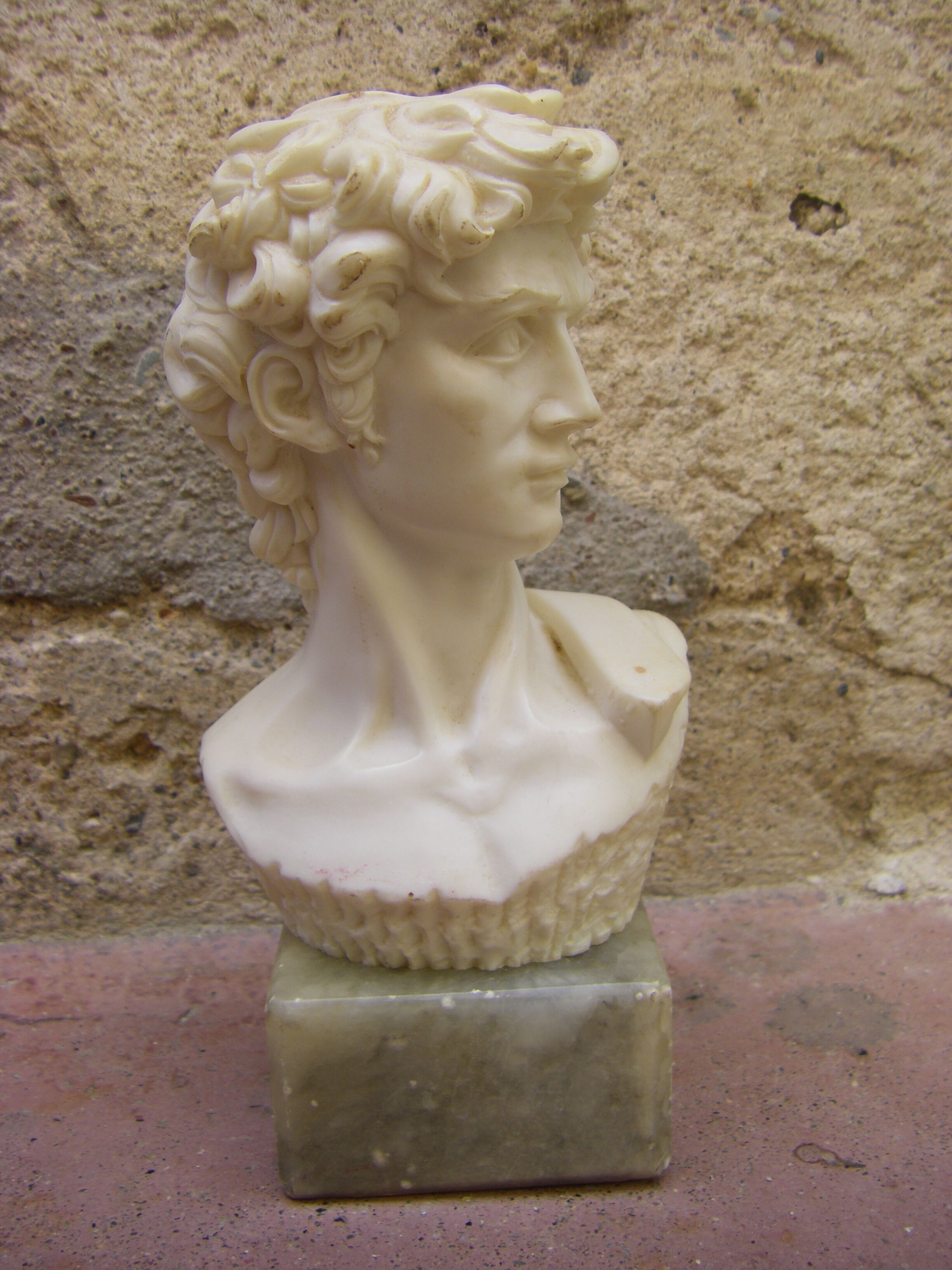 Vintage stone bust