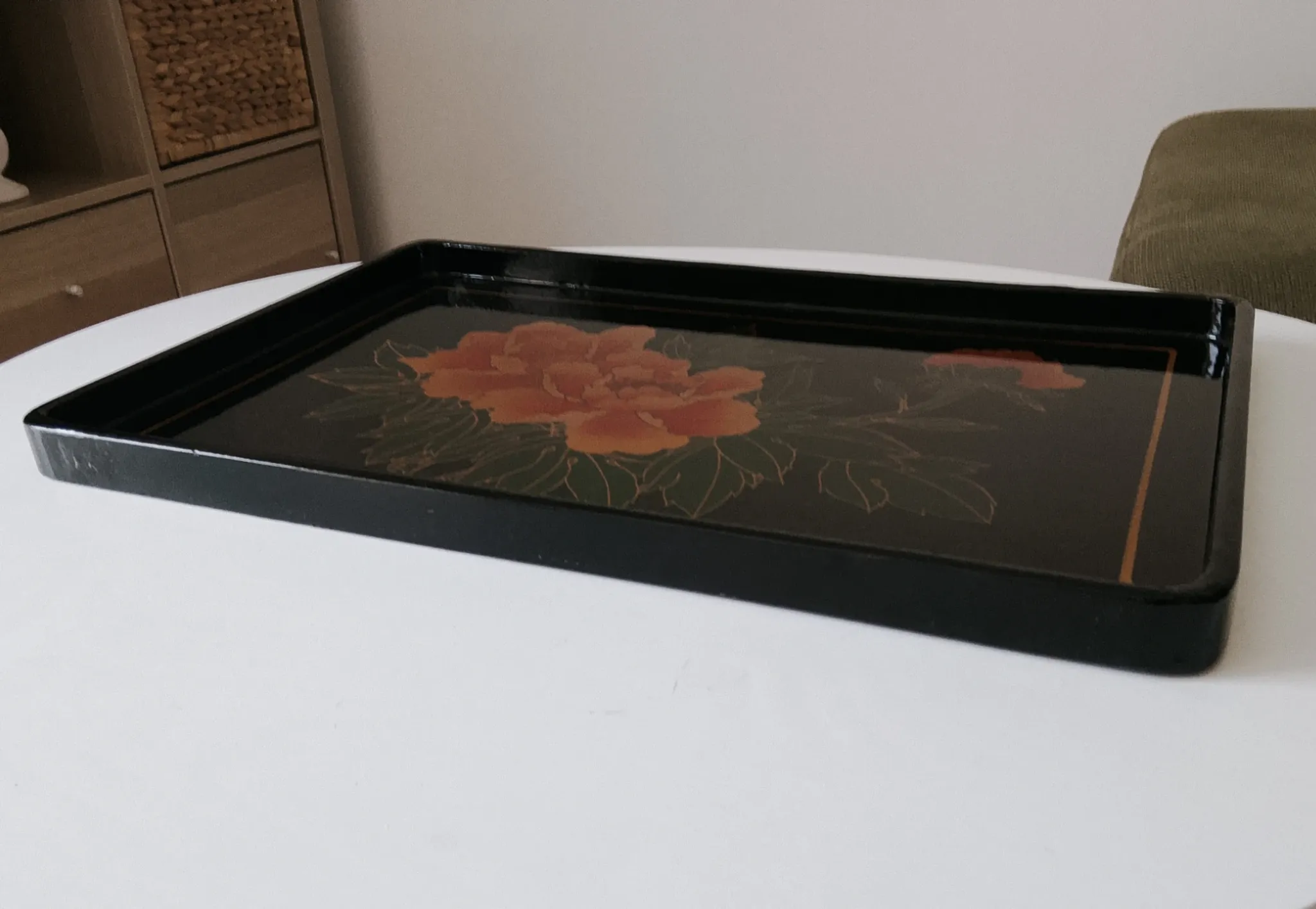 Vintage service platter in Japanese style from the 70s/80s.
