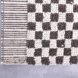 7x10 Checkered Moroccan Rug, 200x298Cm