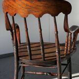 Fauteuil Windsor en bois tourné XXIXème