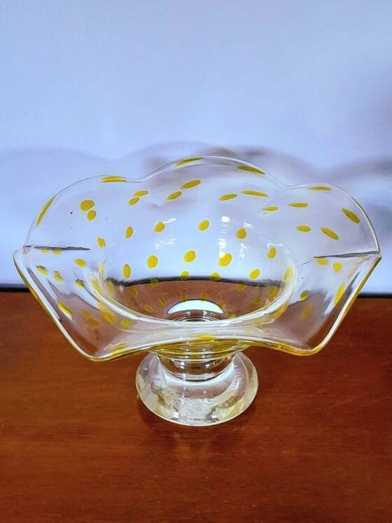 Coupe en verre soufflé de Murano